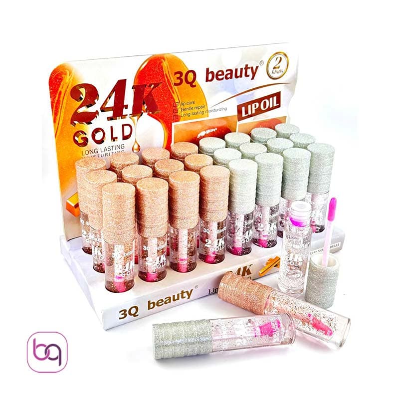 برق لب و ویتامین لب طلا اکلیلی حرارتی 3qbeauty کد 89533