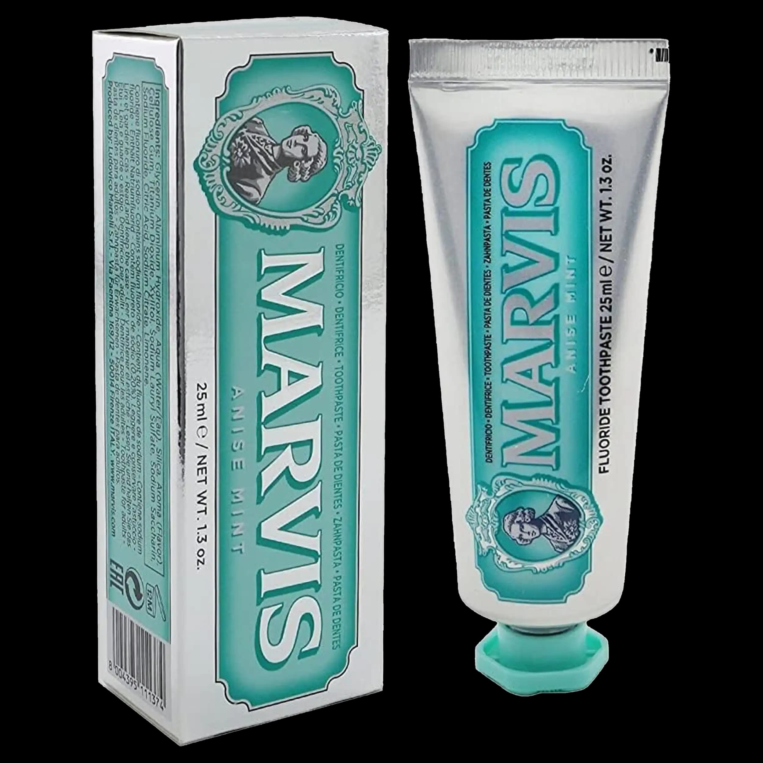 خمیردندان مارویس رازیانه | Marvis Anise Mint 25ml — تصویر ۸