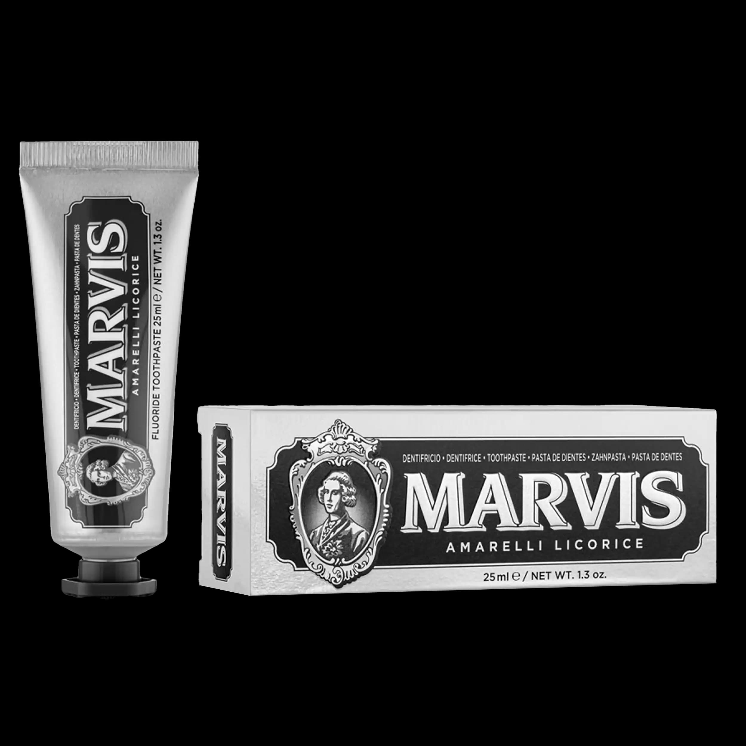 خمیردندان مارویس شیرین بیان | Marvis Amarelli Licorice Toothpaste 25ml — تصویر ۷