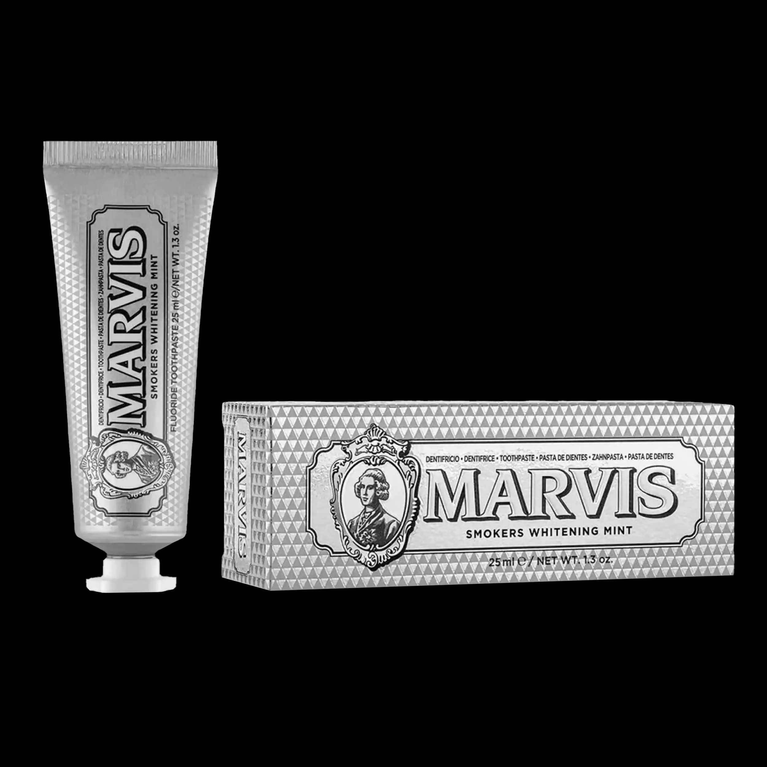 خمیردندان سفیدکننده مارویس برای سیگاری‌ها | Marvis Smokers Whitening Mint 25ml — تصویر ۴
