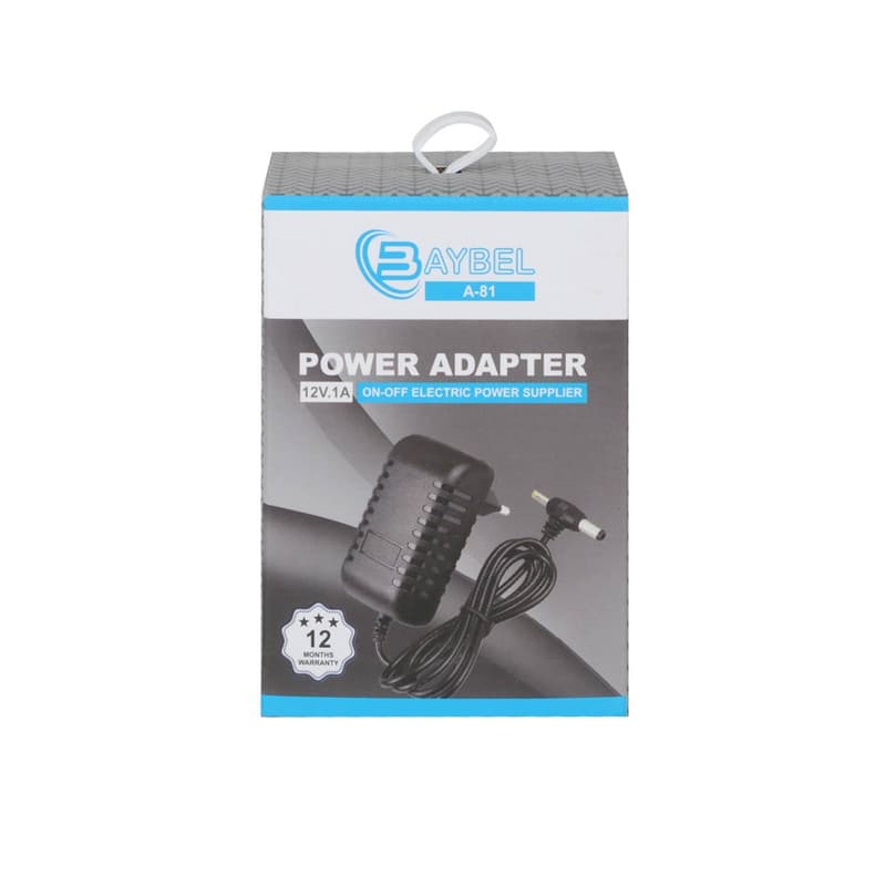 آداپتور 12V 1A مودم دوسر AYBEL مدل A-81