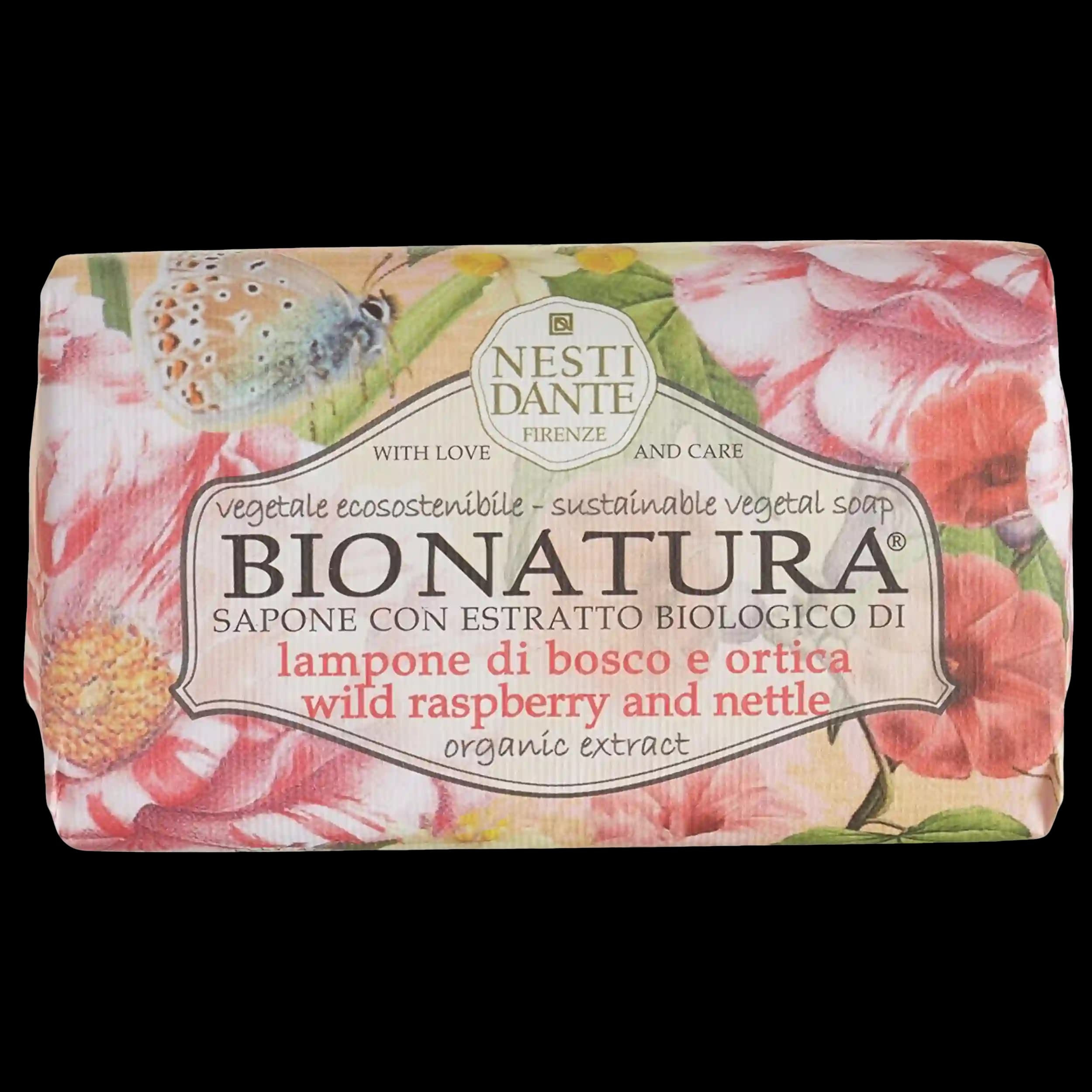 صابون تمشک و گزنه نستی دانته | Nesti Dante Raspberry and Nettle Bar Soap 250g — تصویر ۴