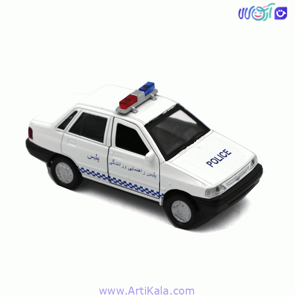 ماشین فلزی پراید پلیس