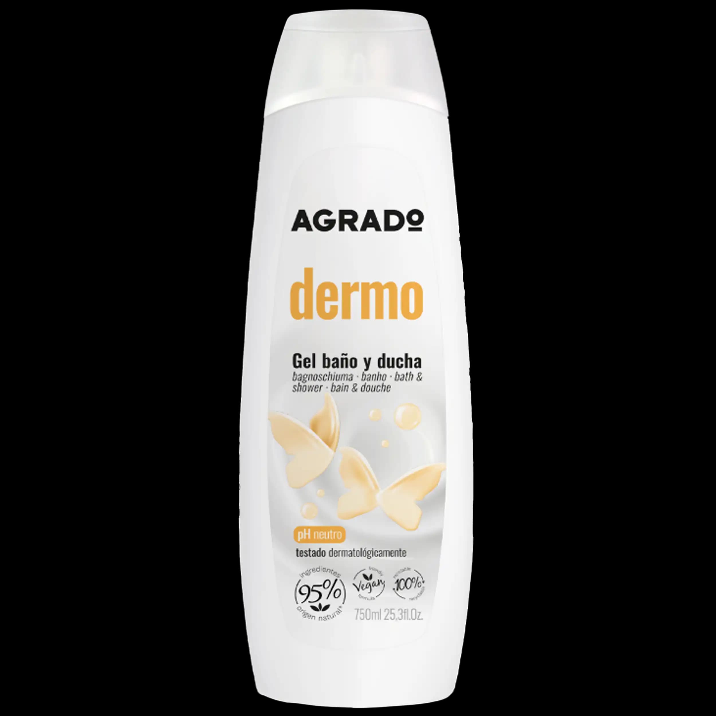 شامپو بدن درمو آگرادو | Agrado Dermo Bath And Shower Gel 750ml