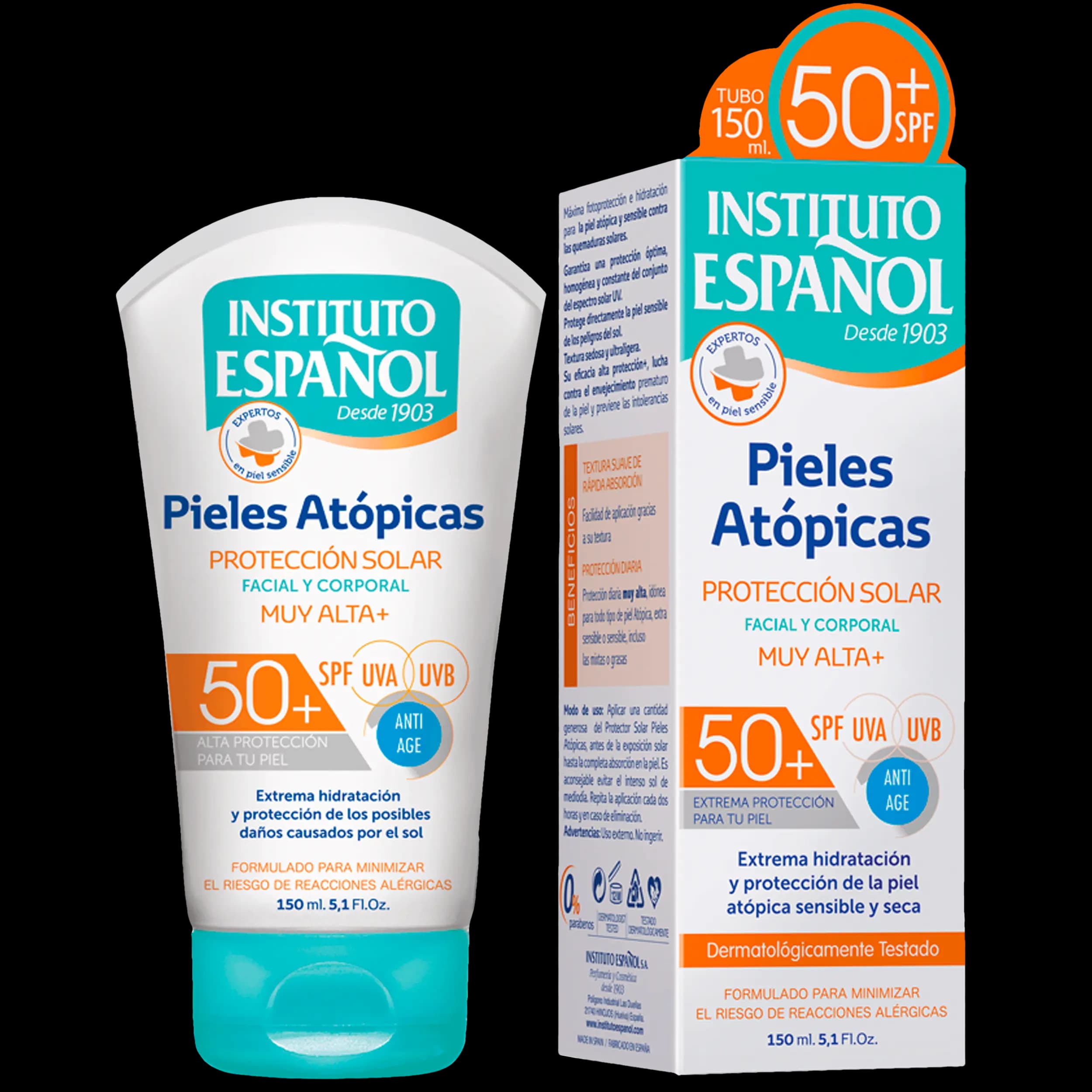 ضد آفتاب آتوپیک SPF 50 اسپانول | Instituto Español SPF 50 Sunscreen 150 ml — تصویر ۴