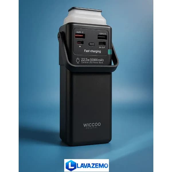 پاوربانک WICCOO مدل WP-50 ظرفیت 50000 میلیآمپر — تصویر ۵