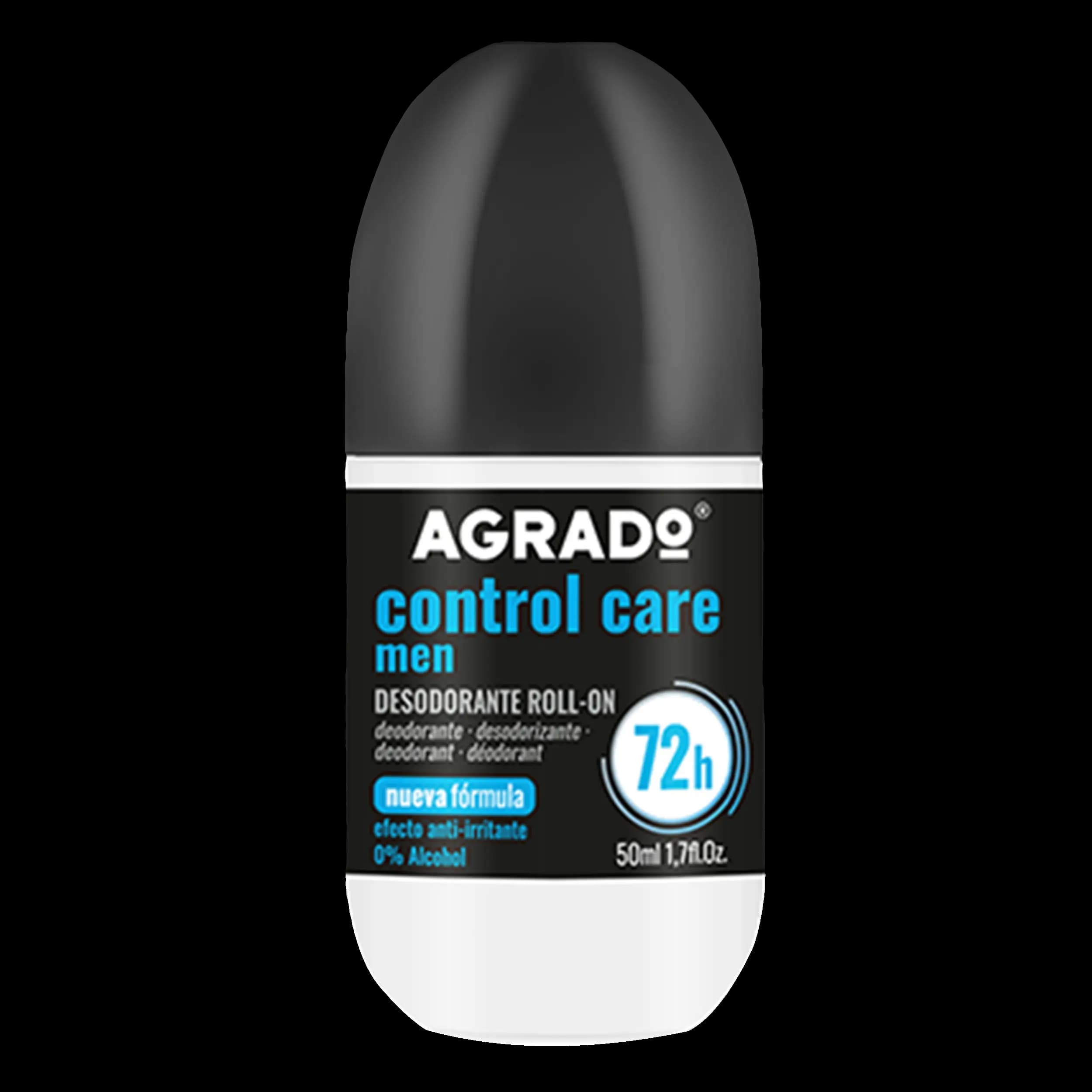 مام رول کنترل تعریق مردانه آگرادو | Agrado Men Care Roll-On Deodorant 50 ml — تصویر ۲