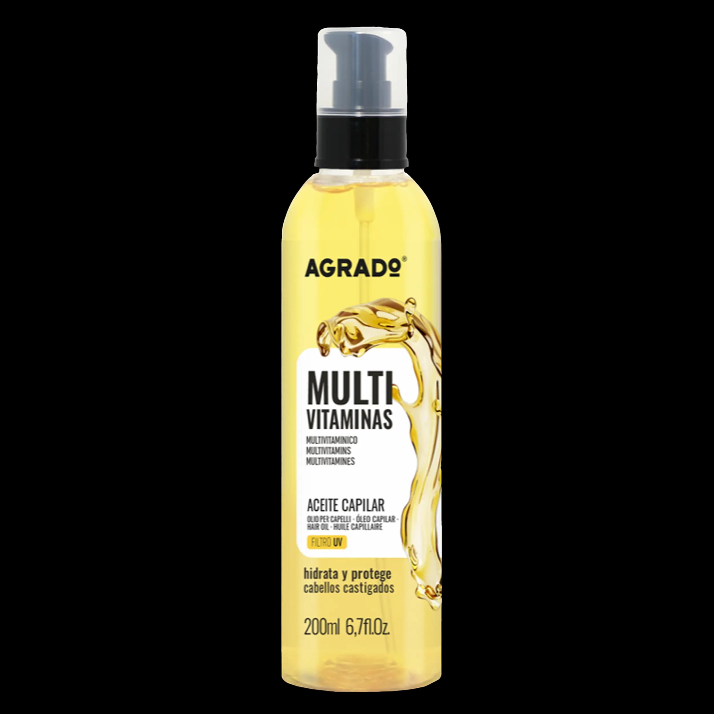 روغن مو مولتی ویتامین آگرادو | Agrado Multivitamin Hair Oil 200 ml — تصویر ۳