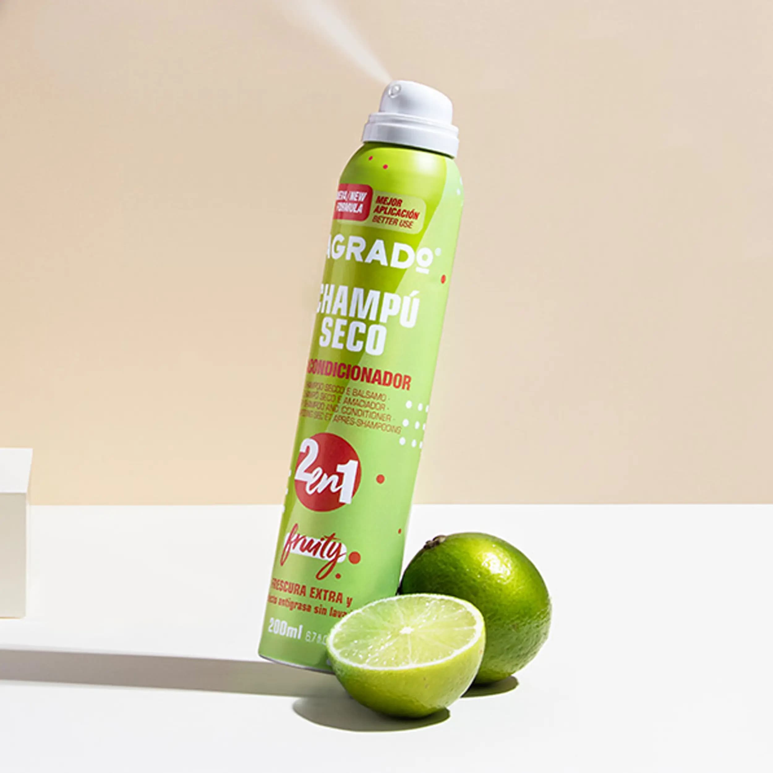 شامپو خشک و نرم کننده میوه ای آگرادو | Agrado Dry Shampoo & Fruity Conditioner 200 ml — تصویر ۵