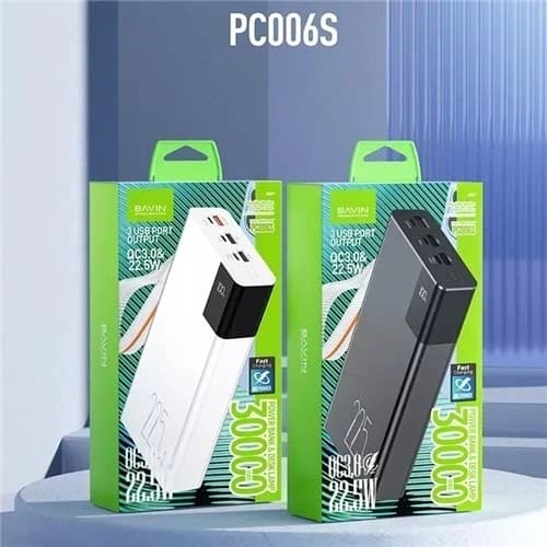 پاوربانک 30000 میلی‌آمپر Bavin مدل PC006S — تصویر ۹