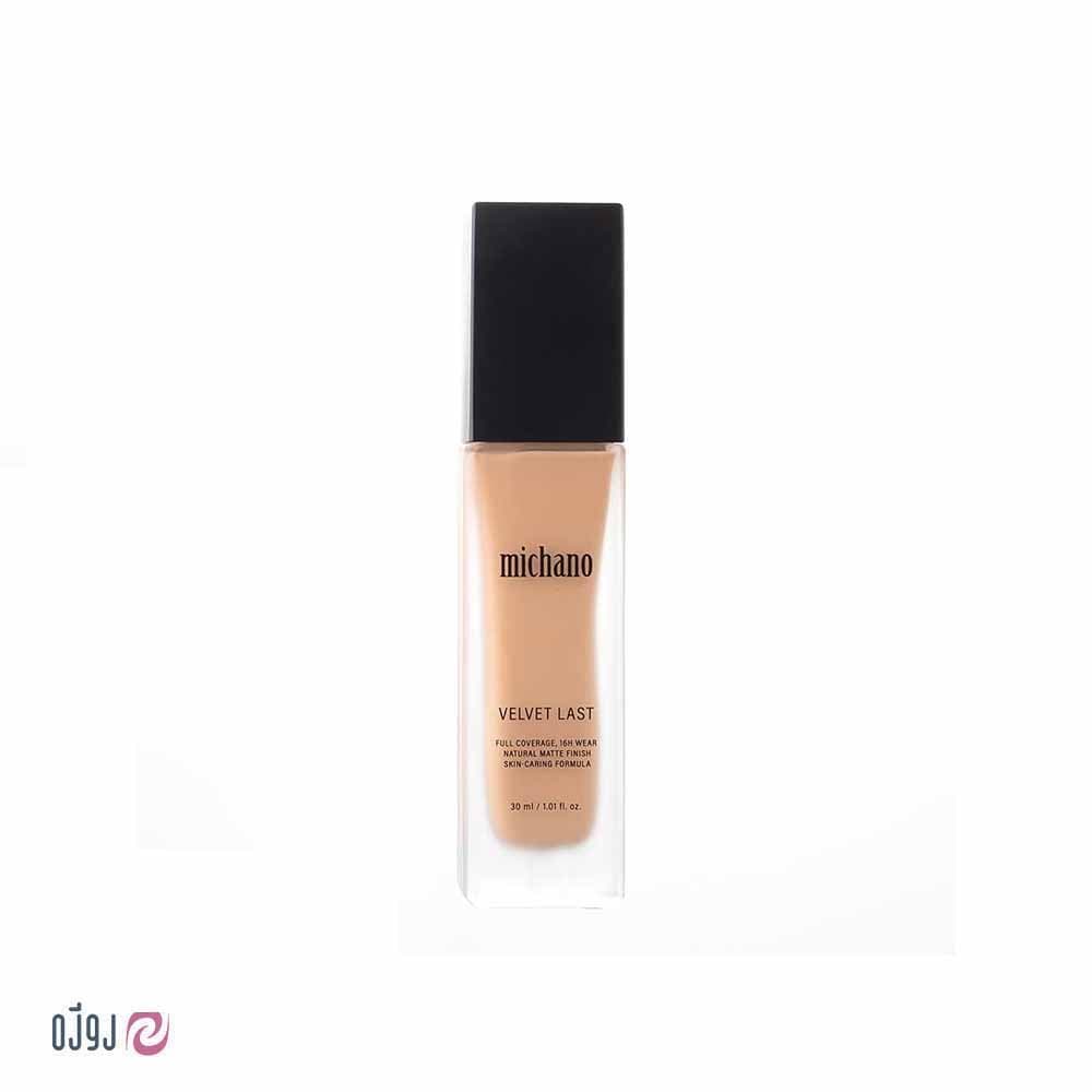 کرم پودر میچانو MICHANO مدل VELVET LAST FOUNDATION — تصویر ۶
