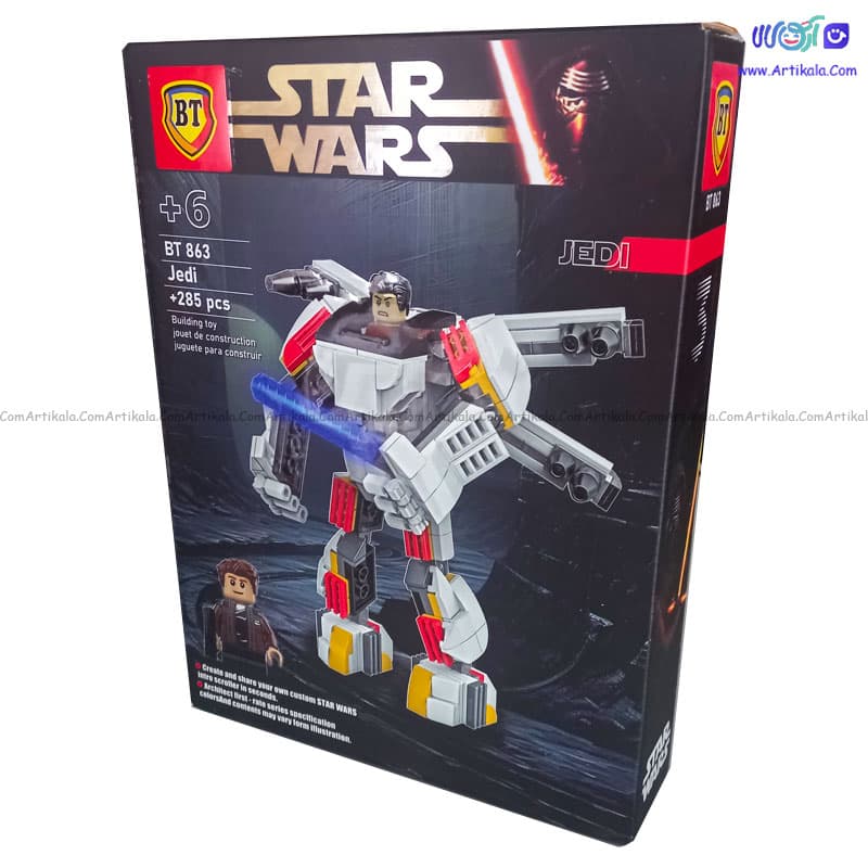 لگو ربات جنگ ستارگان طرح jedi کد BT863 — تصویر ۵