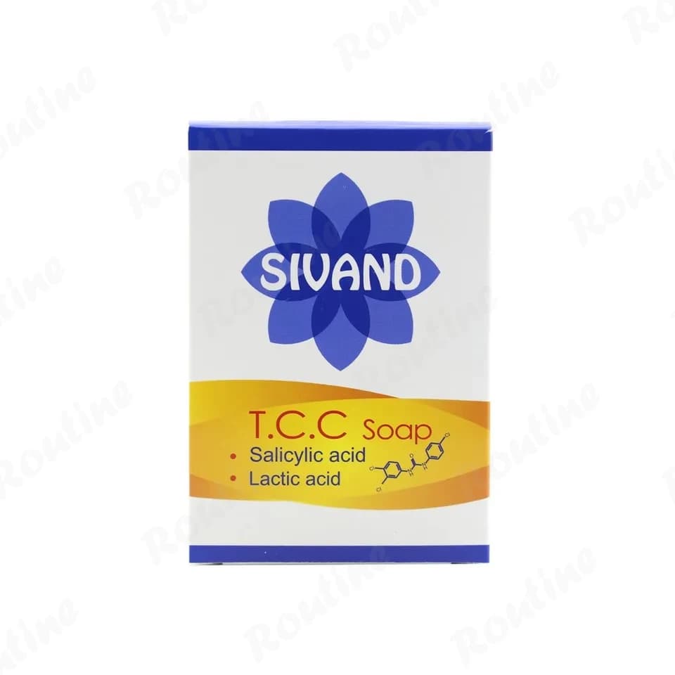 صابون اسید لاکتیک و تری‌کلروکربان (TCC) سیوند 90 گرم