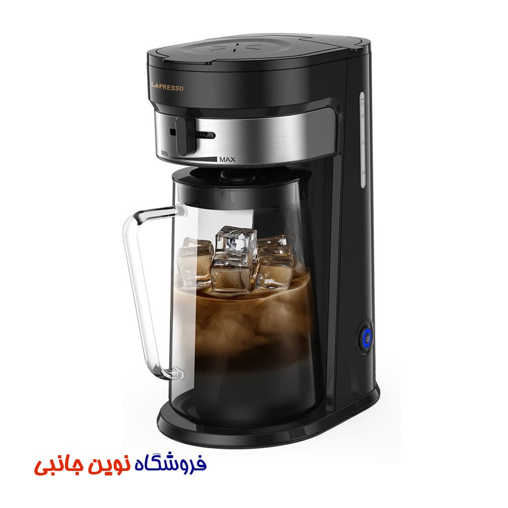دستگاه قهوه ساز و چای سرد لیپرسو مدل LPCFFM0005 ا LePresso LPCFFM0005BK Cold Brew Machine Ice Coffee & Tea (تک/عمده)
