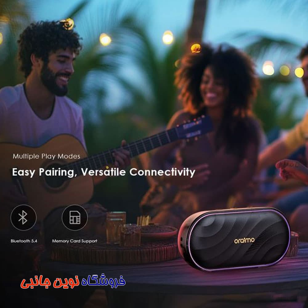 اسپیکر بلوتوثی اورایمو مدل OBS-382 ا oraimo SpaceBox 8W FM Wireless Speaker (تک / عمده) — تصویر ۵