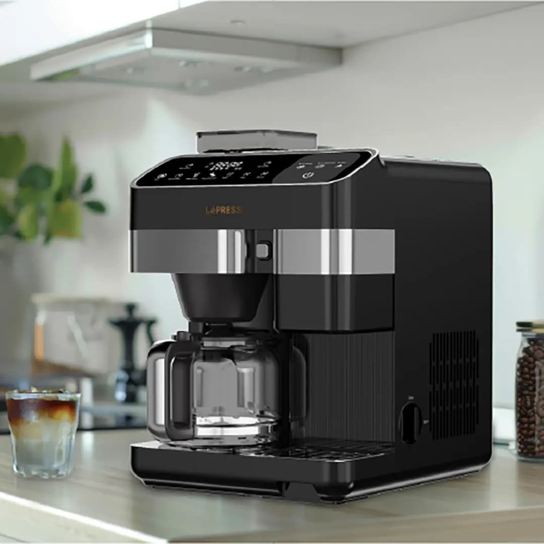 دستگاه قهوه ساز لیپرسو مدل LPYKFM12D03BK ا LePresso Americano Pro Ice & Hot Coffee Machine (تک/عمده) — تصویر ۸