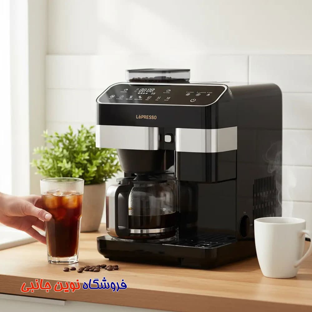 دستگاه قهوه ساز لیپرسو مدل LPYKFM12D03BK ا LePresso Americano Pro Ice & Hot Coffee Machine (تک/عمده) — تصویر ۱۱