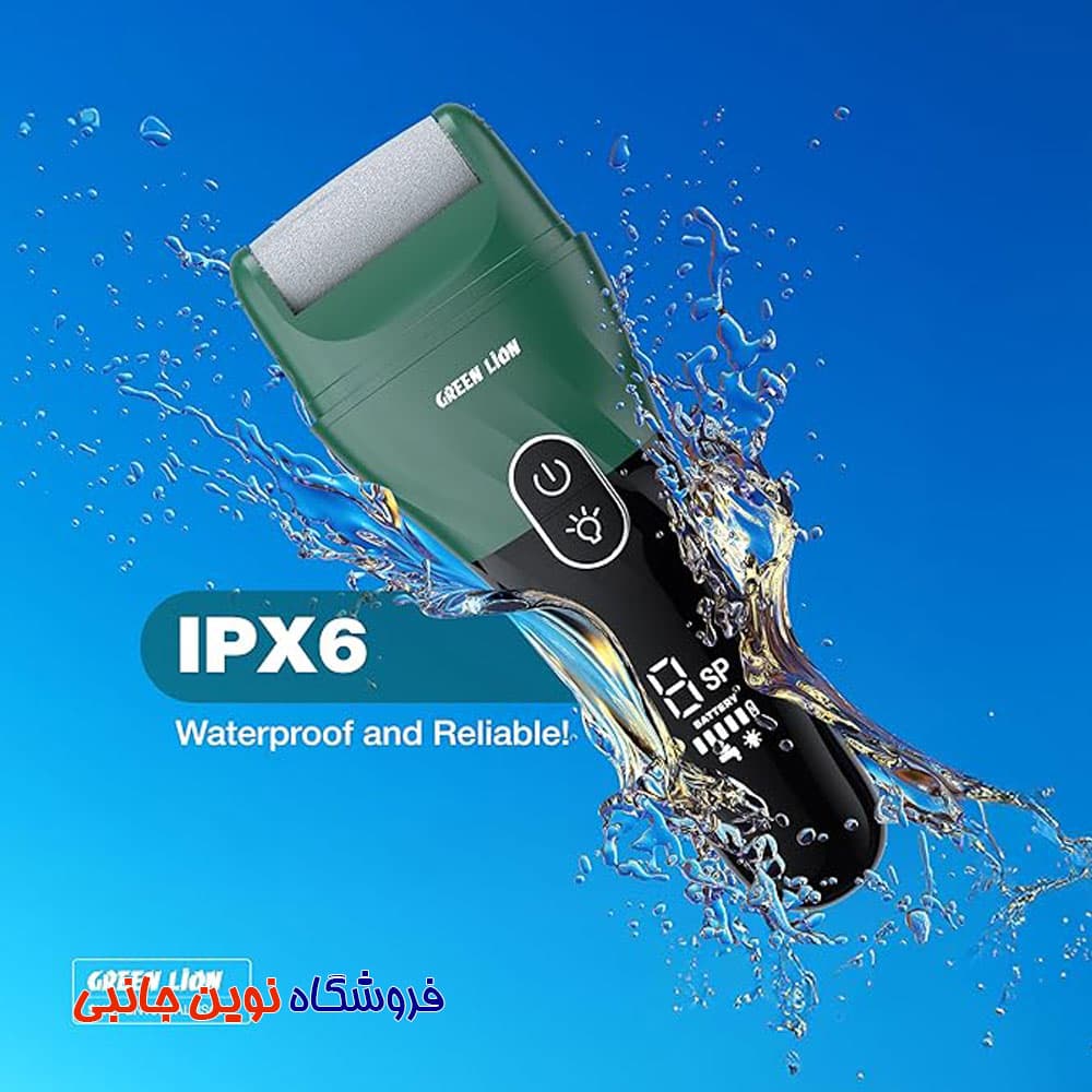 سوهان شارژی گرین لاین مدل Callus Remover ا Green Lion Callus Remover Complete Foot Care Solution (تک/عمده) — تصویر ۱۰