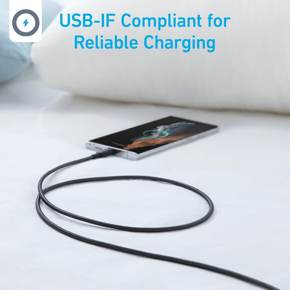کابل USB-A به USB-C نسل32 سوم انکر Anker 2 – مدل A81H — تصویر ۶