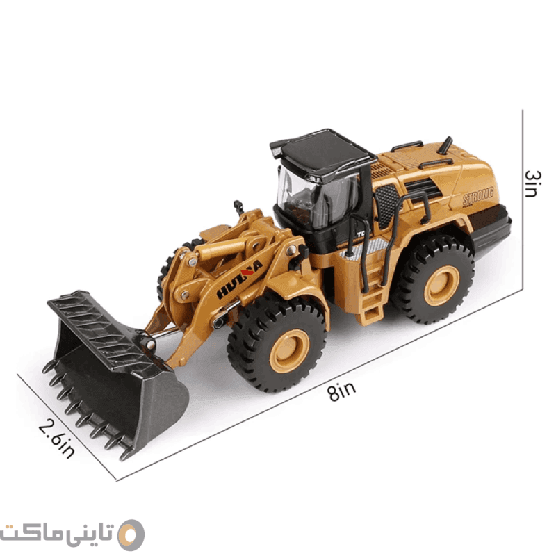 ماکت لودر Construction Bulldozer برند HUINA — تصویر ۳