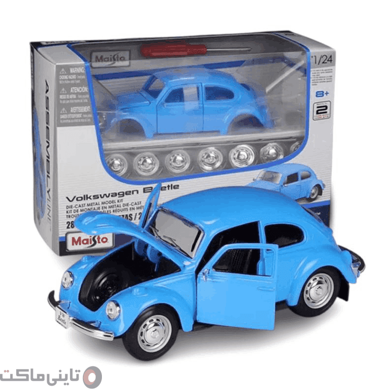 ماکت ماشین Volkswagen Beetle اسمبلی برند Maisto — تصویر ۶