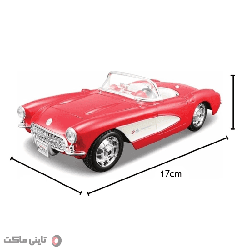 ماکت ماشین 1957 Chevrolet Corvette برند Maisto — تصویر ۶