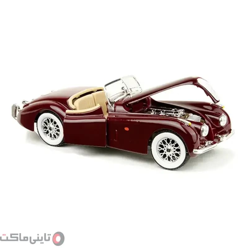 ماکت ماشین جگوار ایکس‌کی ۱۲۰ (Jaguar XK 120 Roadster) برند Bburago — تصویر ۸