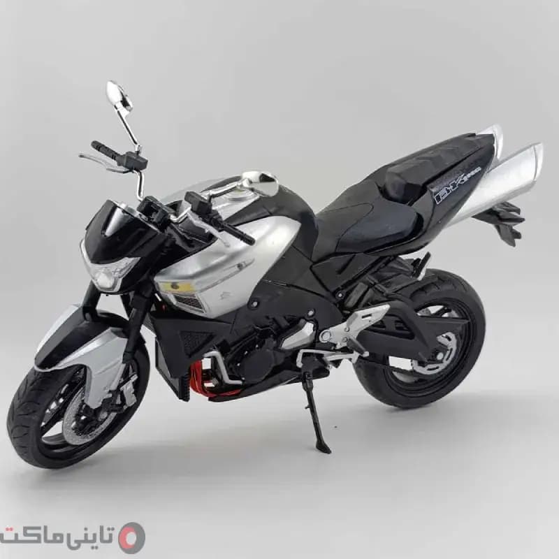 ماکت موتور بیکینگ Suzuki B-King نقره ای — تصویر ۶