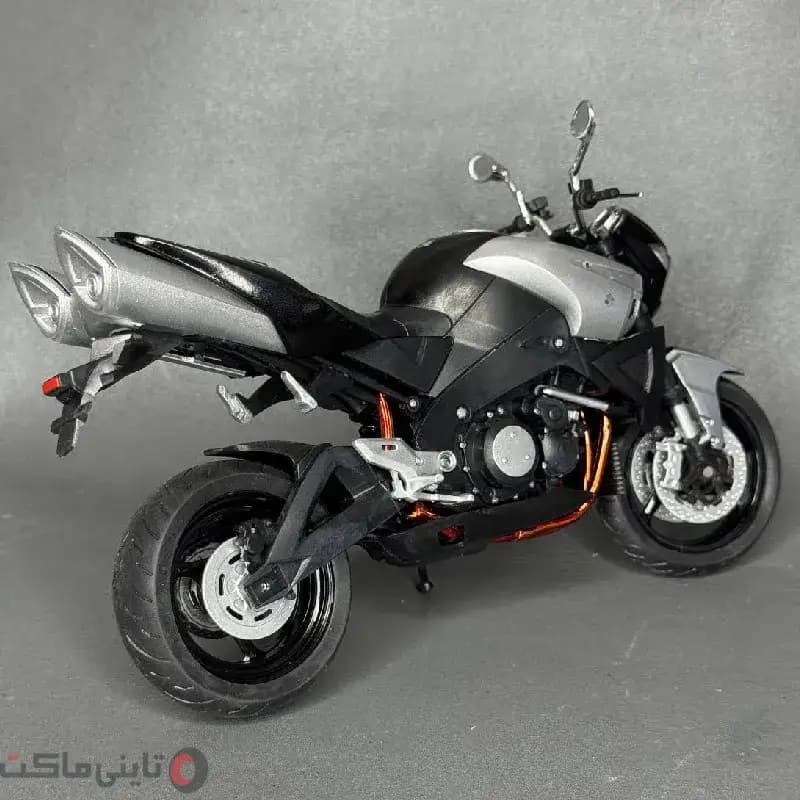 ماکت موتور بیکینگ Suzuki B-King نقره ای — تصویر ۸