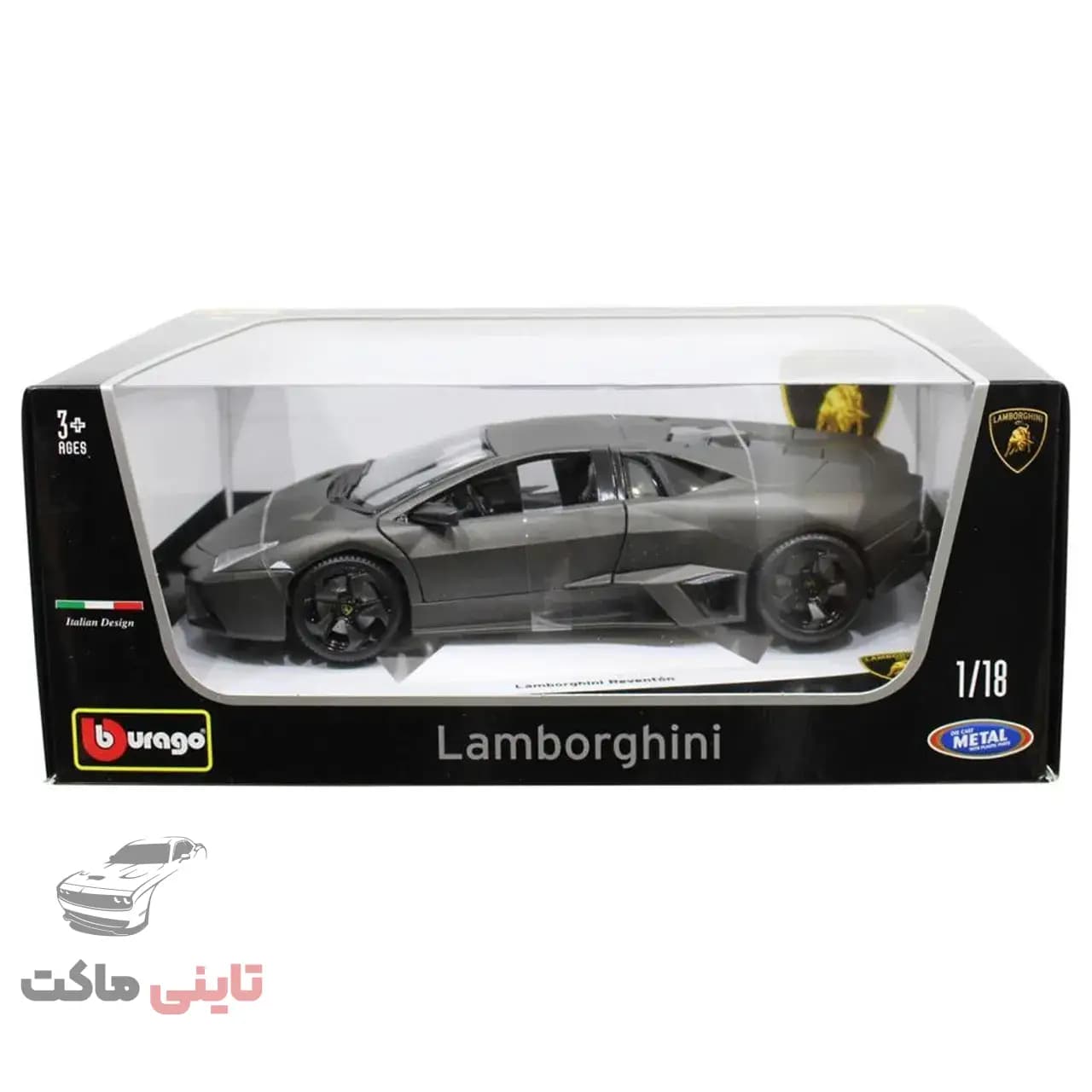 ماکت ماشین Lamborghini Reventon برند Bburago — تصویر ۶