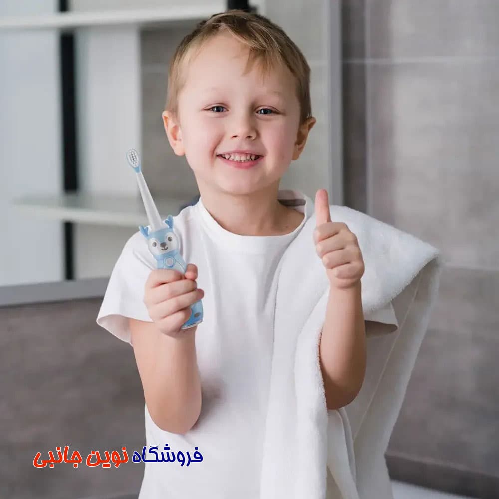 مسواک کودک شارژی پرودو مدل TK12 ا Porodo Lifestyle Kids Electric Toothbrush (تک / عمده) — تصویر ۳