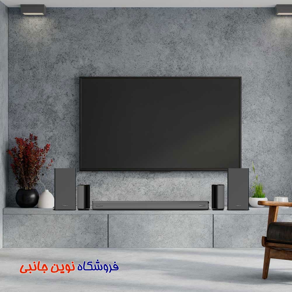 سینمای خانگی ساندبار پاورولوژی مدل PWLAU015 ا Powerology 5.2.4CH Dual Woofer Wireless Home Theater 126W (تک/عمده) — تصویر ۷