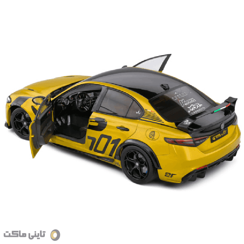 ماکت ماشین 2022 Alfa Romeo Giulia GTA Nagemaakt برند Solido — تصویر ۷
