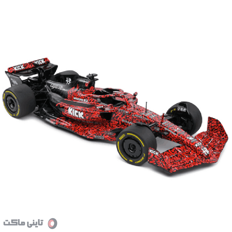 ماکت ماشین Alfa Romeo C42 F1 Team X Boogie Art rot/schwarz 2023 برند Solido — تصویر ۵