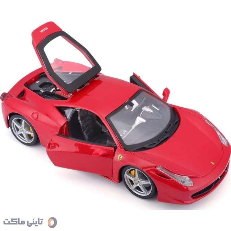 ماکت ماشین فراری Ferrari 458 Italia برند Bburago — تصویر ۵