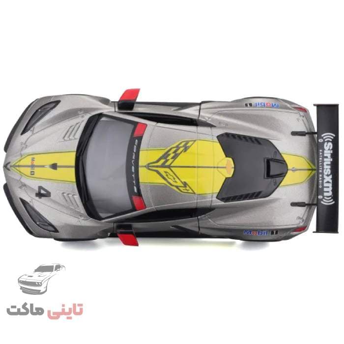 ماکت ماشین شورلت کوروت سی ۸ (Chevrolet Corvette C8) برند Bburago — تصویر ۳
