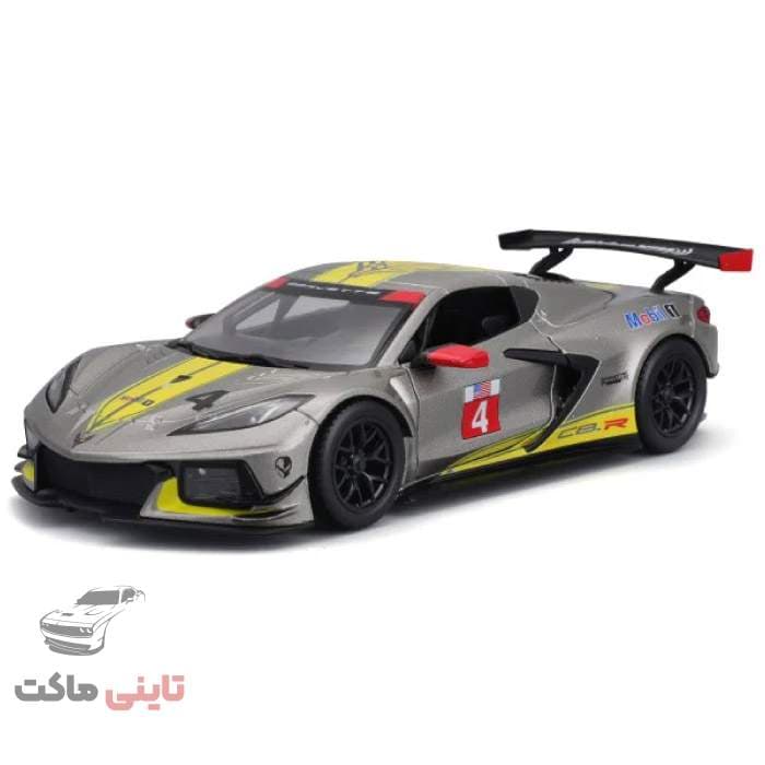 ماکت ماشین شورلت کوروت سی ۸ (Chevrolet Corvette C8) برند Bburago — تصویر ۲