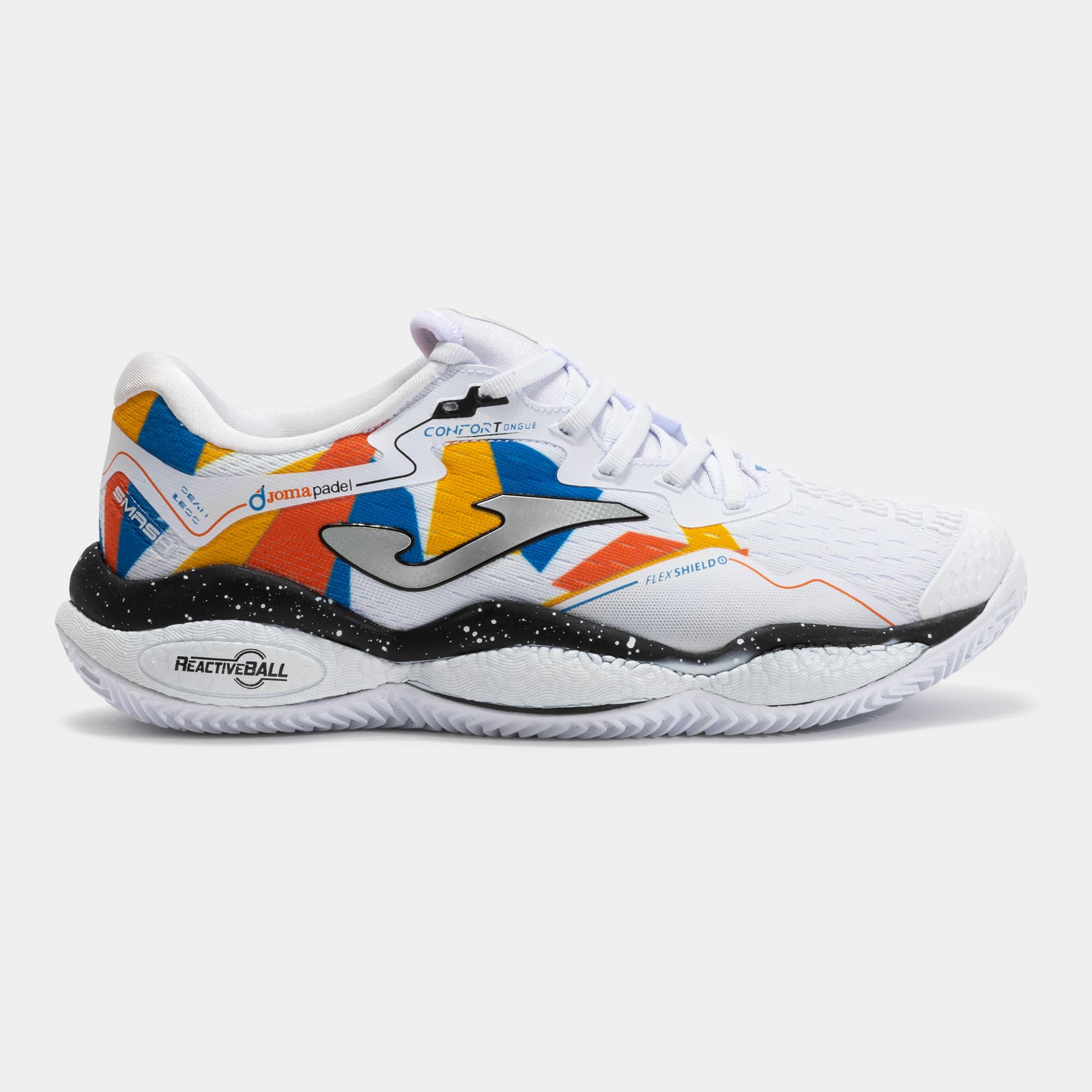 کفش تنیس جوما مدل SMASH MEN 2532 WHITE ORANGE BLUE — تصویر ۲