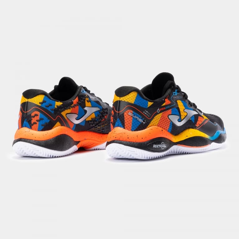 کفش تنیس جوما مدل SMASH MEN 2531 BLACK RED ORANGE — تصویر ۴