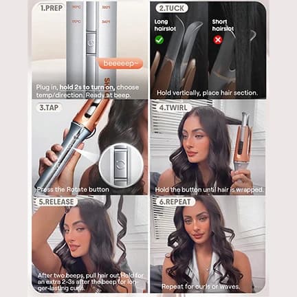 دستگاه کرلی شیگلم Sheglam اصلی — تصویر ۱۲