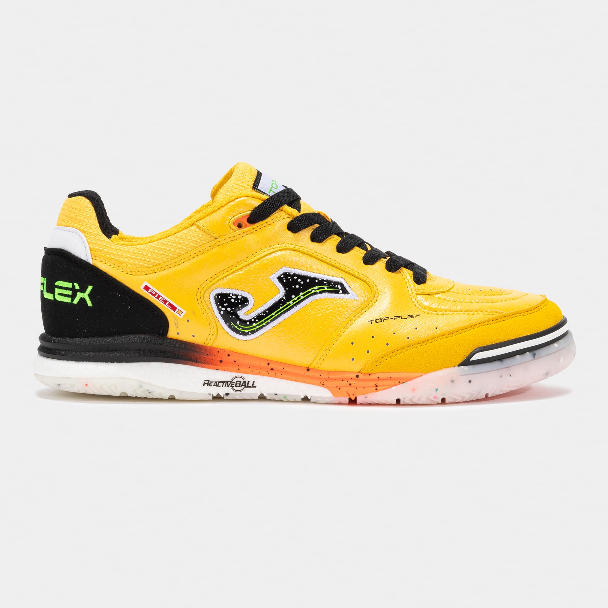 کفش فوتسال جوما مدل TOP FLEX REBOUND 2528 FLUOR SAFFRON INDOOR
