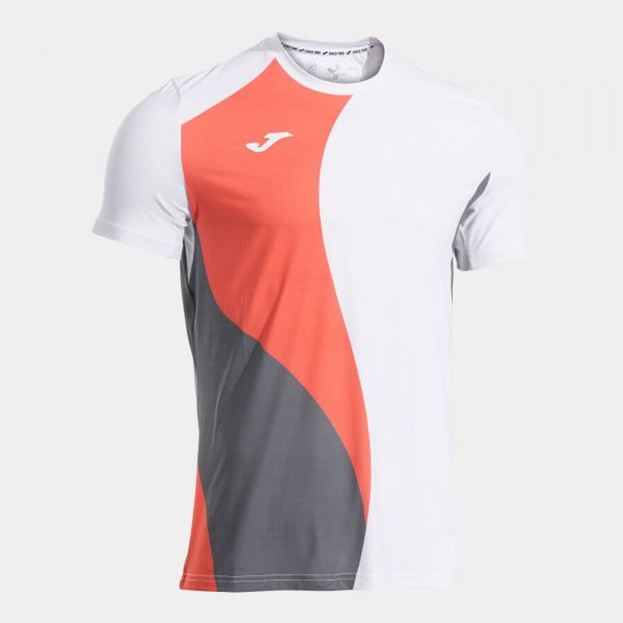 تیشرت ورزشی جوما مدل TORNEO SHORT SLEEVE T-SHIRT WHITE CORAL