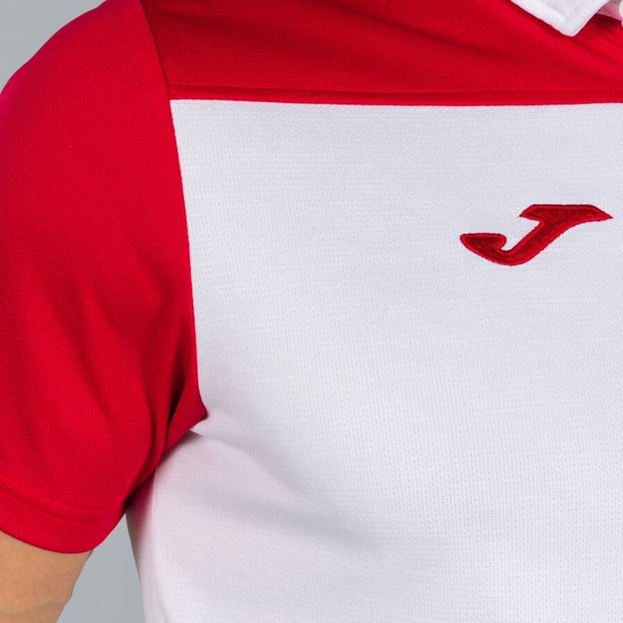 تیشرت ورزشی جوما مدل POLO SHIRT HOBBY II WHITE-RED — تصویر ۱۱