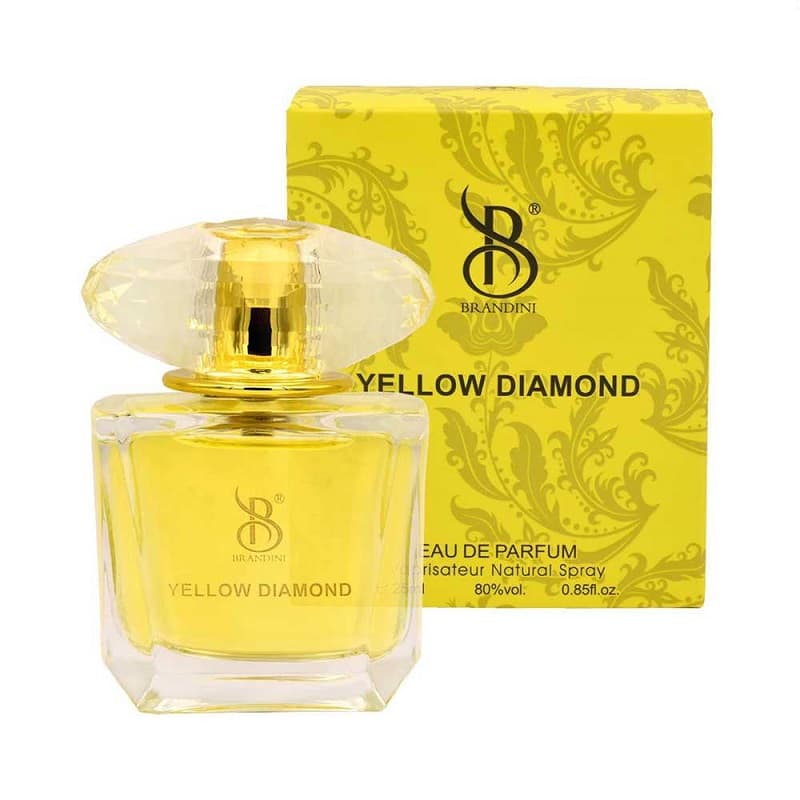 ادکلن زنانه برندینی مدل yellow diamond حجم 33mL — تصویر ۳