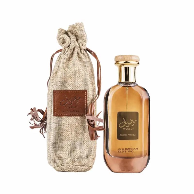 عطر ادکلن موصوف قهوه ای ارض الزعفران MOUSUF