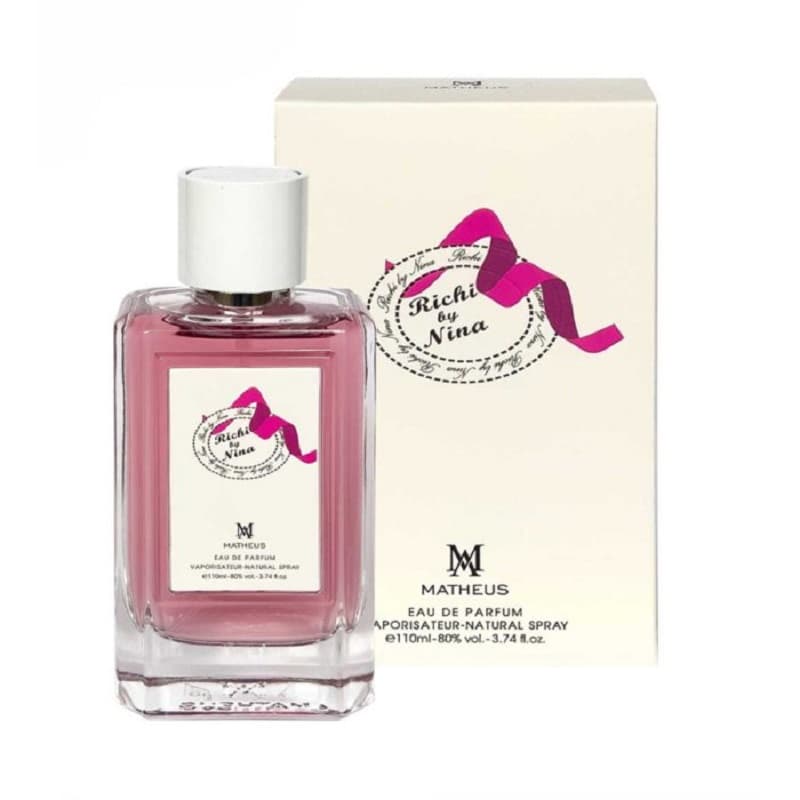 ادکلن زنانه متئوس مدل richi by nina حجم 110mL — تصویر ۲