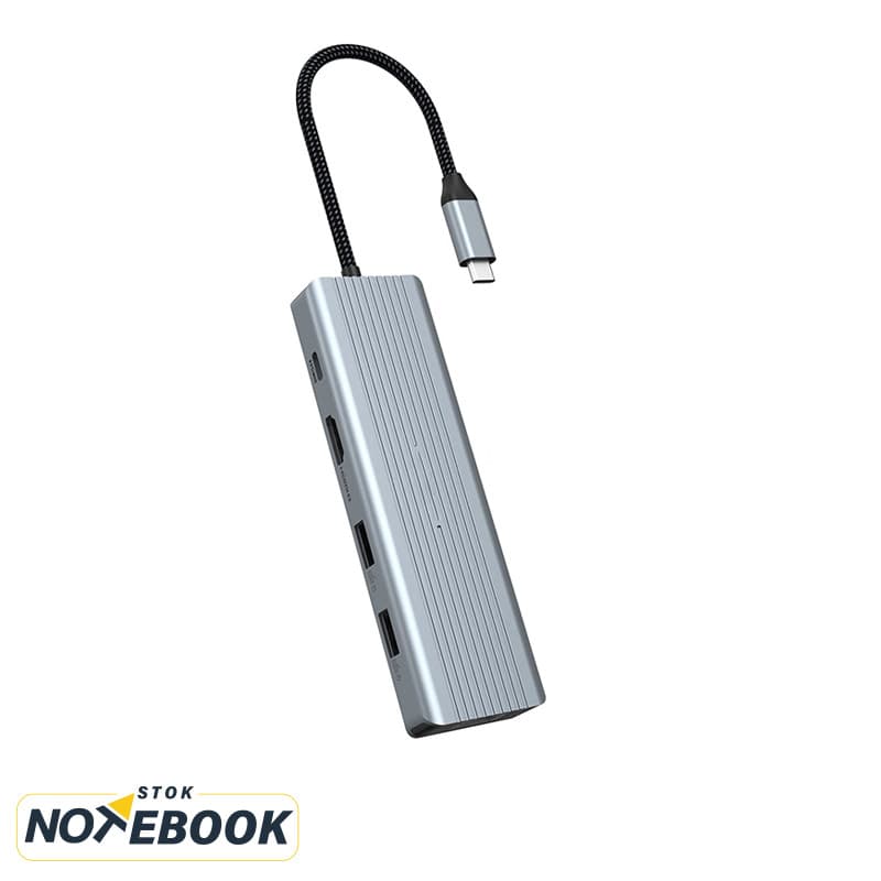 هاب 10 پورت USB-C مدل HB043 — تصویر ۳