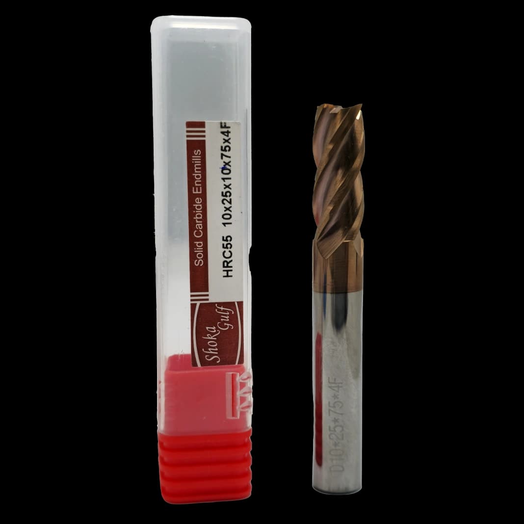 فرز انگشتی 20x20x45x100 تمام الماس 55HRC SHOKA