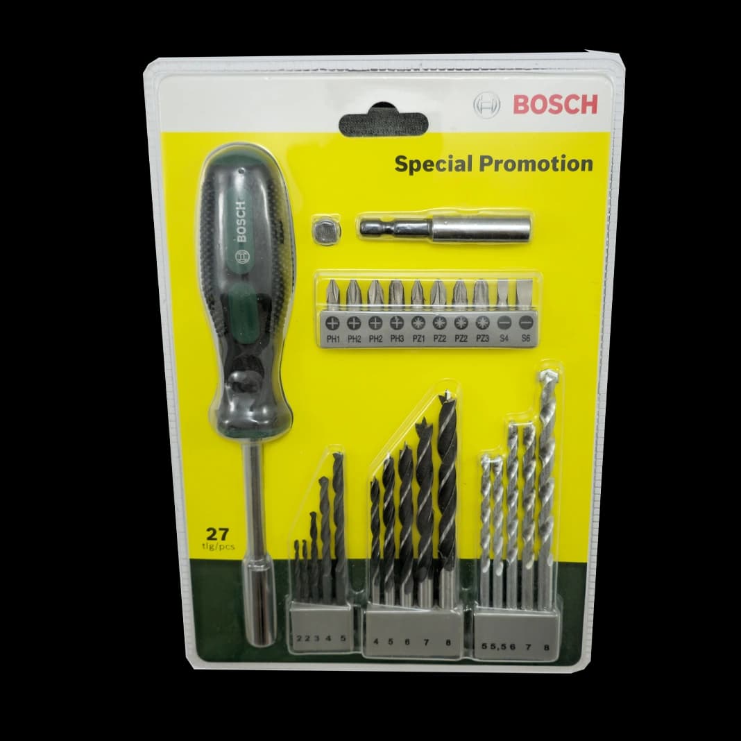 ست مته و نوک پیچ گوشتی 27 عددی BOSCH