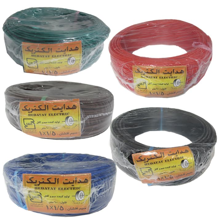 سیم 1.5 افشان هدایت حلقه 100 متری — تصویر ۷